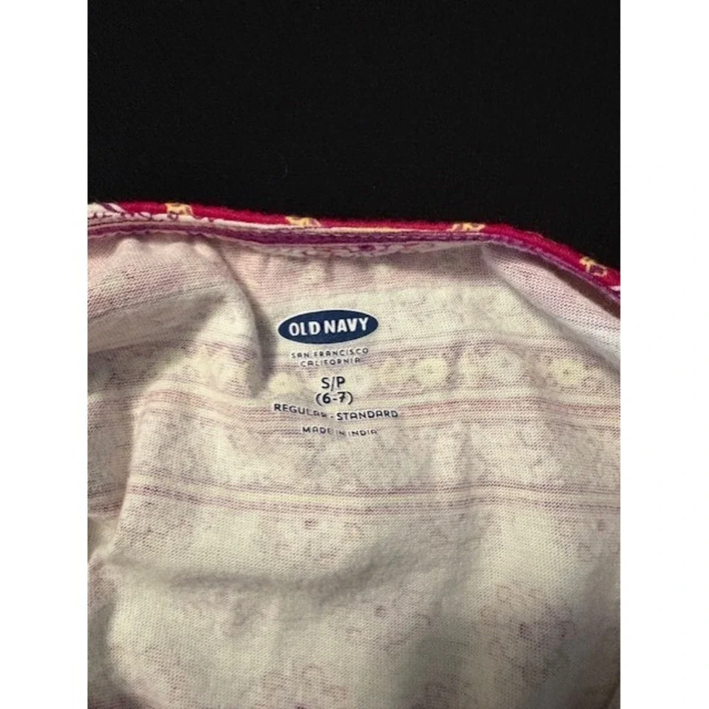 Old Navy multi-print dress girls size 6/7